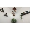 Ventus Brown Solid Wood Cluster Hanging Light