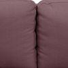 Farina 2 Seater Half Leather Sofa in Wine Colour