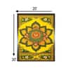 Lotuses Pichwai Canvas Wall Prints Canvas Wall Prints Set of 1 Multicolor Matte