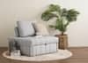 Scandinavian Monte Sofa Bed in Warm Grey Finish Pet Friendly