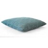 Square Check Knit Cushion Cover  Blue Daisy 24X24  Inches