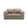 Trissino 2 Seater Leather Sofa in Cappuccino Colour