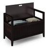 Rhodes Solid Wood Bench In Mango Mahogany Finish