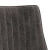 Ingrid Fabric Dining Chair Set Of 2 In Grey Colour