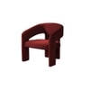 Ashley Solid Wood Accent Chair in Maroon Colour
