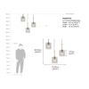 Unio Cluster Handcrafted Hanging Lamp