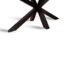 Crispio Solid Wood 6 Seater Dining Table in Brown Finish