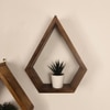 William Iii Diamond Shaped Set Of 3 Wooden Wall Shelves
