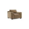 Esquel Luxe 1 Seater Fabric Sofa in Fawn Velvet Colour