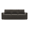 Apollo Compact Sofa Set (Colour : Smoke Grey, Cushion : Hard, Back Type : Regular, Seater : 3+1+1)