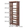 Rhodes Solid Wood Bookshelf in Teak Finish