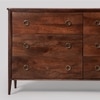 Reyna Solid Wood Chest of Drawers in Brown Colour