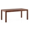 Atlas Solid Wood 6 Seater Dining Table With Rickman Lounge Chairs