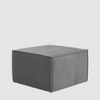 Emmett Ottoman in Midnight Grey Colour