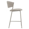 Scandinavian Kory Counter Chair Matte Beige Finish