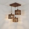 Lyon Brown Solid Wood Cluster Hanging Light