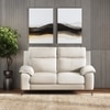 Emila 2 seater Fabric Sofa in Cream Colour