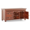 Fidora TV cabinet In honey finish