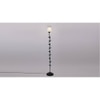 Thompson Black Glass Shade Floor Lamp