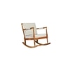 Thoms Solid Wood Lounge Chair In Grey Colour