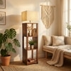 Agnes Beige Jute Floor Lamp with Beige Jute Base