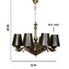 Devansh Metal Electric Wall Light in Multi Colour with Multi Shade Count of 2 Lights