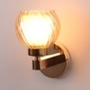 Eliante Modern Wall Lights Mild Steel & Glass Material Gold & Champaign Finish