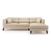 Lewis Sectional Sofa (Colour : Pearl, Cushion : Soft, Seater : Right Aligned 3 Seater + Right Aligned Chaise)