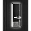 Full-Length Bedroom Dressing Mirror with Frame Adjustable LED Standing Mirror