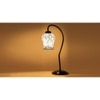 Multicolor Mosaic Glass Curvy Table lamp with Iron Base (EN28)