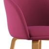 Meryl Lounge Chair Colour - Raspberry