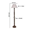 Devansh Wooden Floor Lamp
