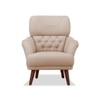 Veronica 1 Seater Fabric Sofa in Honey Beige Colour