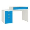 Eskada Kids Study Desk cum Printer Table with 4 Drawers in Azure Blue Colour
