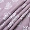White And Purple Floral Cotton 400 Tc Reversible Single Bed Dohar 240 X160 Cm