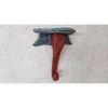 Hawley Red & Grey Handpainted Solid Wood Elephant trunk Wall Shelf by Dioo Fashions