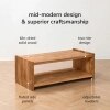 Espresso Solid Wood Coffee Table