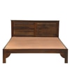 Verowood King Size Bed Without Storage in Provencial Teak Finish