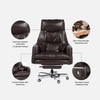 Magnus High Back Office Chair In Brown Colour