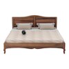 Owen Solid Wood King Size Non Storage Bed In Urban Teak Finish