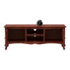 David Solid Wood TV Unit in Honey Finish