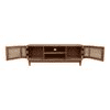 Carnegie Solid Wood Free Standing TV Unit in Natural Finish
