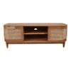 Carnegie Solid Wood Free Standing TV Unit in Natural Finish