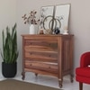 Zoe Solid Wood Chest of 3 Drawers in Urban Teak Finish