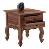 Cole Solid Wood Night Stand in Urban Teak Finish