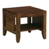 Dolce Rectangular Solid Wood Coffee Table In Teak Finish