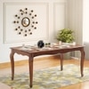 Samuel Solid Wood 6 Dining In Urban Teak Finish