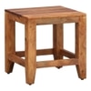 Aveline Solid Wood Side Table in Walnut Finish