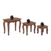 Cole Solid Wood Nest of Tables in Urban Teak Finish