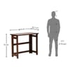 Ayn Solid Wood Study Table in Honey Finish